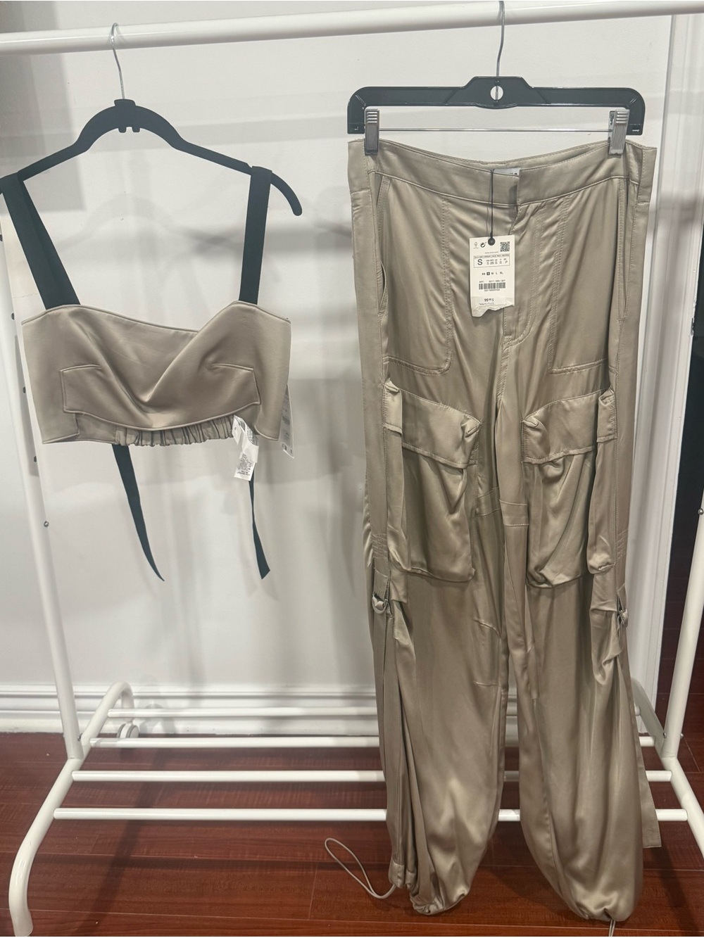 ZARA satin set NEW WITH TAGS - Picture 2 of 5